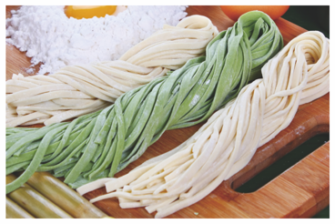 Ramen and udon noodles
